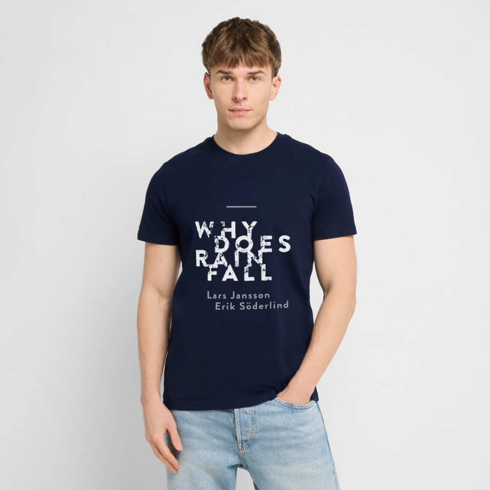 Official Why Does Rain Fall t-shirt - navy